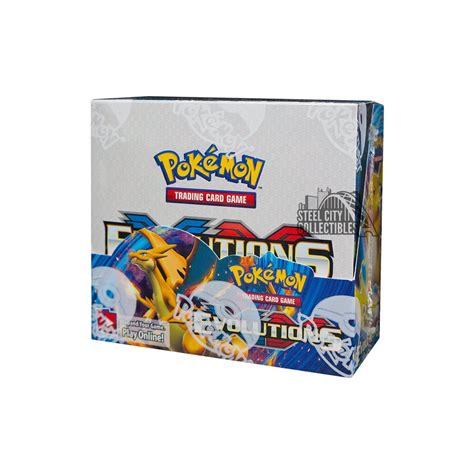 pokemon xy evolutions booster box steel city|XY Evolutions Booster Box .